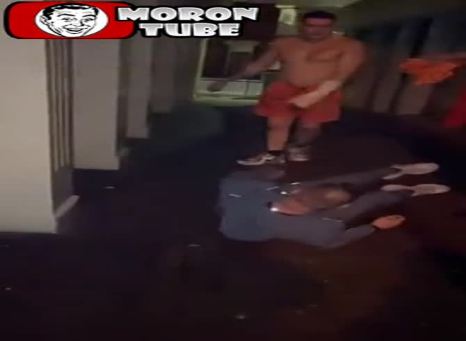 Video :This man is back for more after being knocked out once!